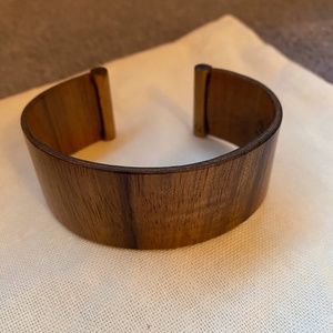 Genuine Koa Wood Mens Cuff Bracelet (Kauai made)